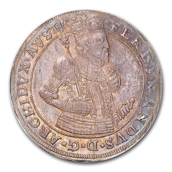 (1564-95) Austria Silver Thaler Archduke Ferdinand I MS-64 NGC (1564-95) Austria Silver Thaler Archduke Ferdinand I MS-64 NGC